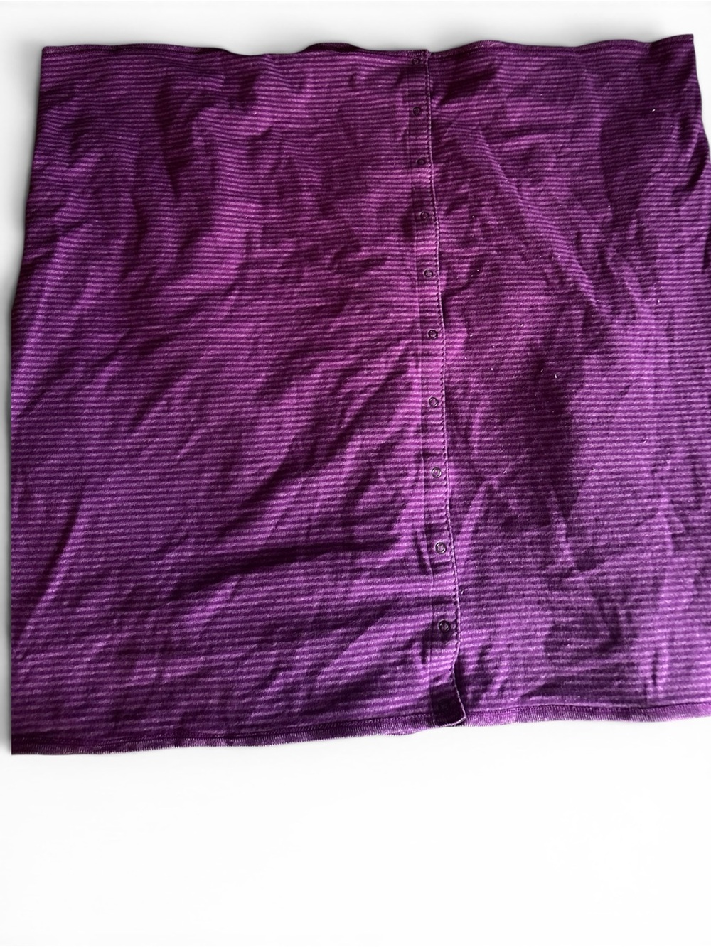 lululemon athletica Purple Ribbed Button-front Vinyasa Scarf